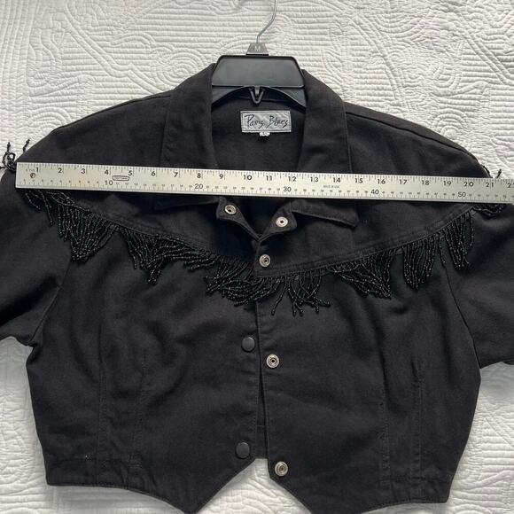 Vintage Paris Blues Denim Jacket - Size Large - Picture 9 of 12